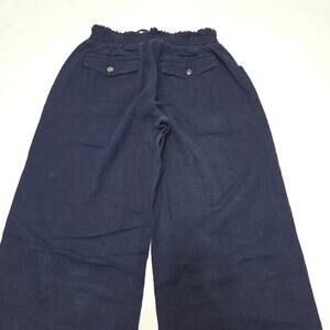 by & by Dark Blue Elastic Waist Pants Woman's Size Medium